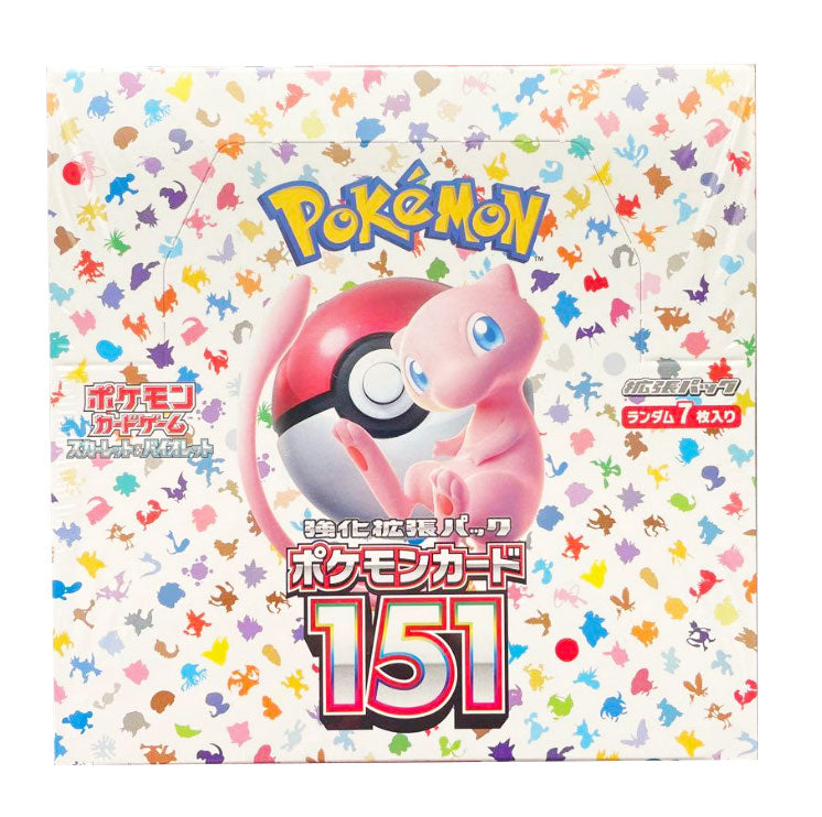 ポケモンカード151 1ボックス【未開封1BOX20パック入り】シュリンク 