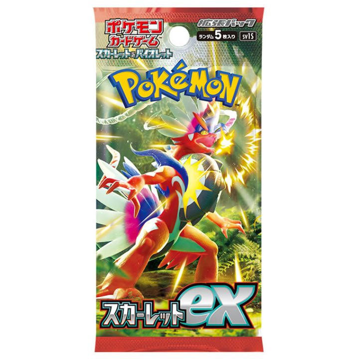 ポケモンカード スカーレットex【1パック5枚入り】 – アニメノマツリ