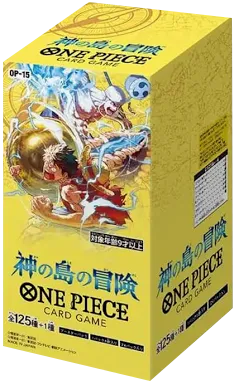 神の島の冒険（OP-15）【未開封 1BOX24パック入り】ワンピースカード テープ付き